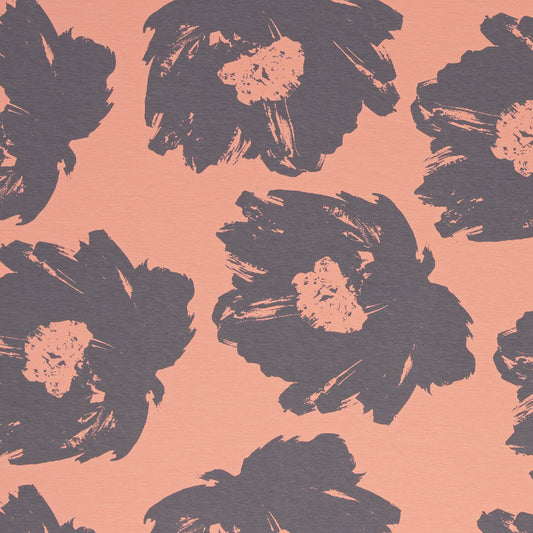 Baumwolljersey- Blumen Veronika