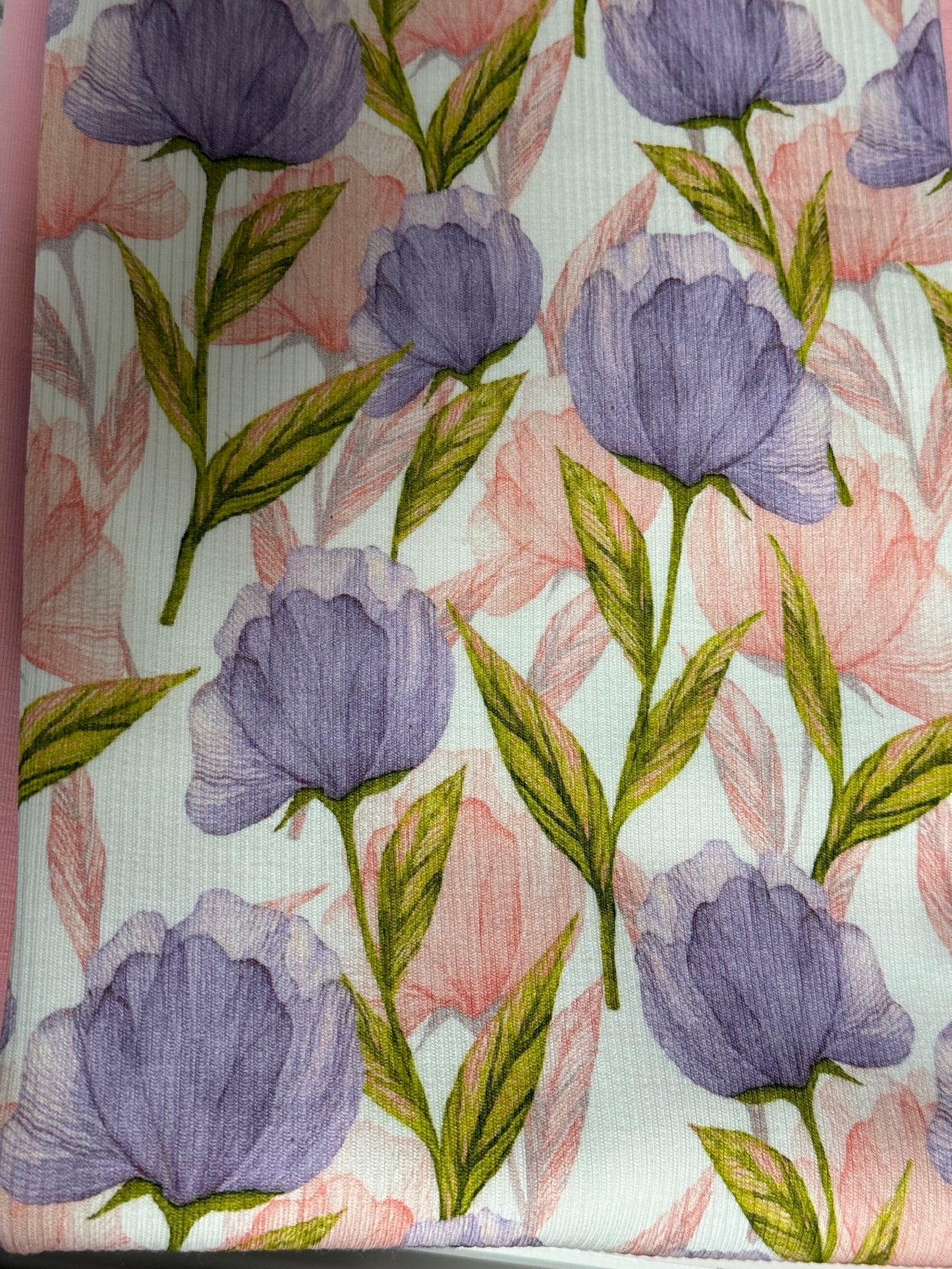 Ripp Jersey - Marie  Blumen