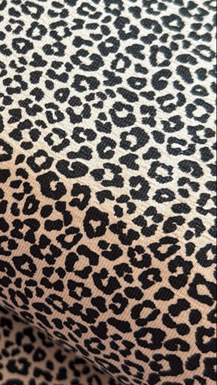 Baumwoll Jersey -  Leopard Print