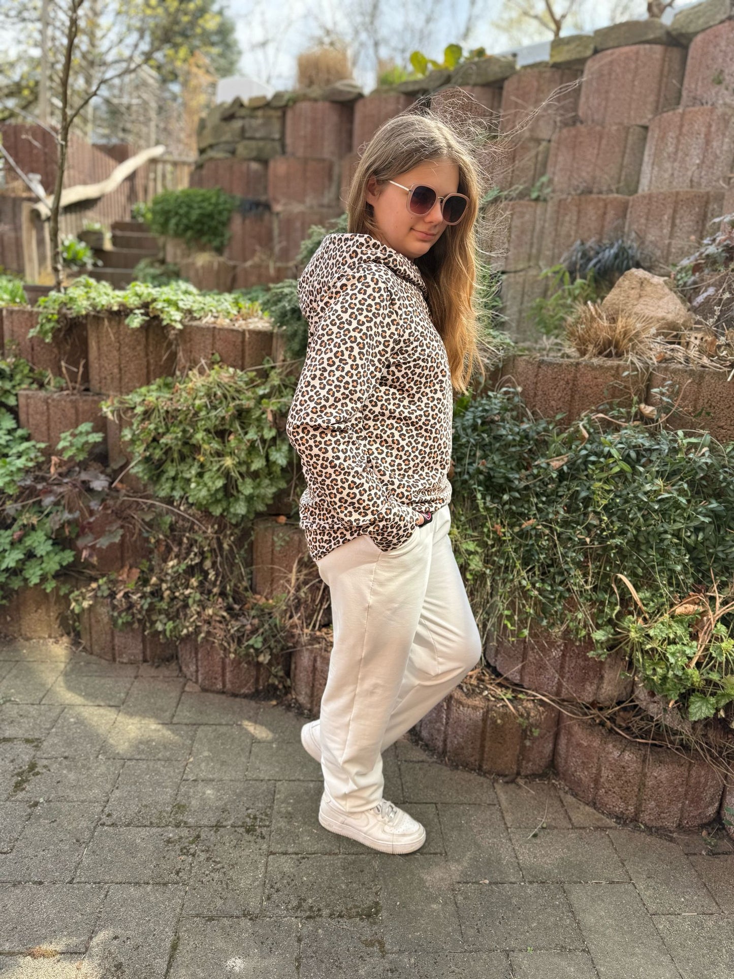 French Terry-  Leopard Print Brushed
