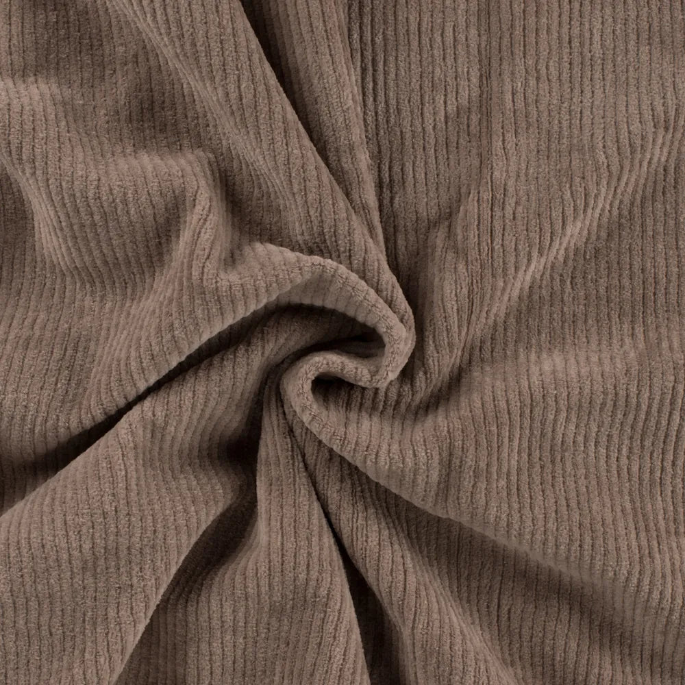Jersey Cord- Florida Taupe und Dusty Green